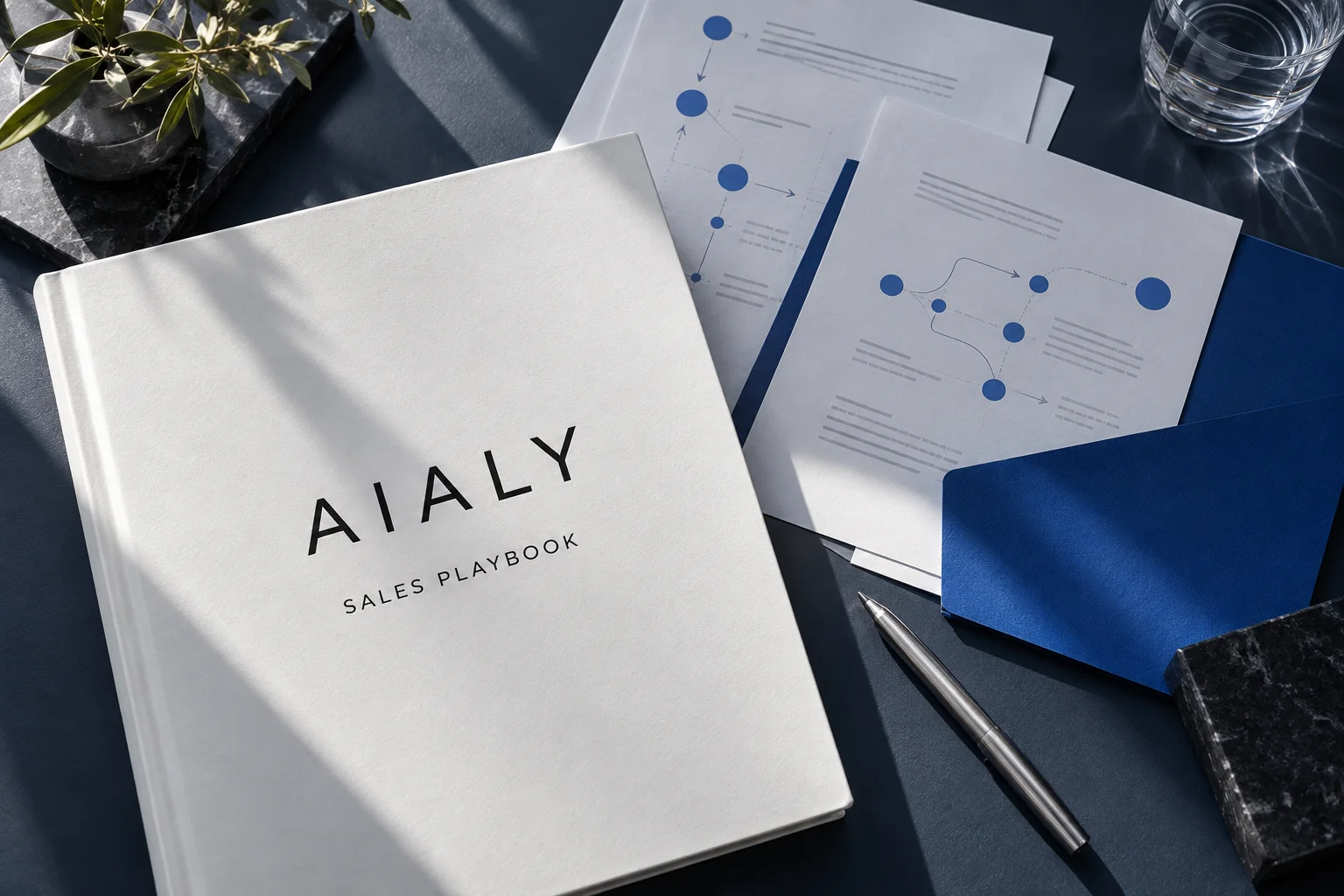 AIALY 세일즈 플레이북과 업무 흐름 문서 콘셉트
